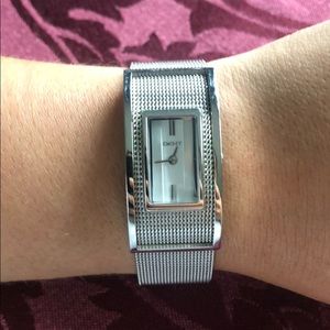DKNY Watch with thin chain strap